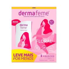 Kit Sabonete Íntimo Dermafeme Floral 2 Unidades 200ml Cada