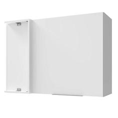 Armário Aéreo de Canto Madesa Stella 1 Porta - Branco