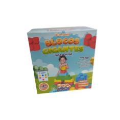 Blocos Gigantes De Montar 4 Cores Tipo Lego - Kit 25 Peças - Pegue & M