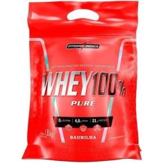 Whey 100% Pure Pouch 1,8kg Baunilha Integralmedica, 1,8kg, Baunilha