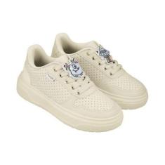 Tênis Infantil Pampili XP 24 Patch Removível Nude 736.012-Feminino
