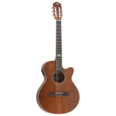 Violao Eletrico Strinberg Flat Nylon Sl200c Mgs Mahogany Fosco