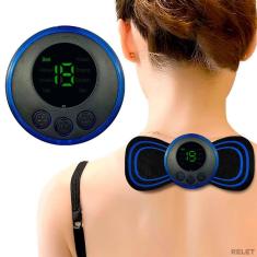 Mini Massageador Elétrico Portátil Cervical Ems Alivia Dores