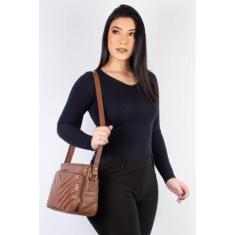 Bolsa feminina tiracolo de couro Anita-Feminino