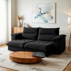 Sofá Retrátil e Reclinável 3 Lugares 250cm Italia - Kasacomigo Estofad