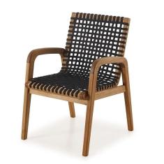 Cadeira Traço Corda Com Braço