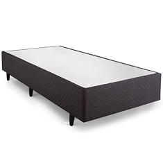 Base Cama Box Herval Solteiro Idea, 39x88x188 cm, Marrom