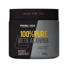 Beta Alanina Probiótica 100% Pure Em Pó 150G - Sem Sabor