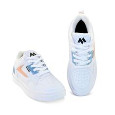 Tênis Feminino Casual Branco Plataforma Moda  Sapato Estilo Blogueira 