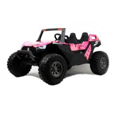 Carrinho Eletrico Infantil 4x4 Buggy Clash 24v - Licensed Buggy, Rosa,