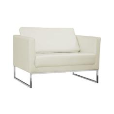 Poltrona Decorativa Julia 106cm Corano Bege Claro