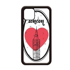 Capa City London Britain Big Ben Love para iPhone 11 Pro Max para Apple Mobile Case Shell