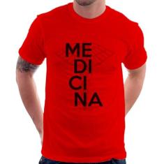 Camiseta Medicina Estudante - Foca na Moda, Vermelho, G