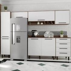 Cozinha Compacta 6 Peças 7 Portas 4 Gavetas Evolution Plus - Batrol Mó
