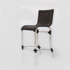 Banqueta Em Alumínio Para Balcão Edícula Preto