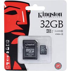 SDC10G2/32GB - Cartão de memória de 32GB padrão microSD Classe 10 Geração 2 com adaptador SD