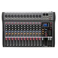 Mesa De Som 12 Canais Com Bluetooth,Delay,Usb,Mp3,+48V - Lelong, Bivol