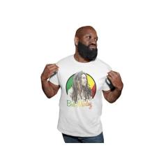 Camiseta Camisa Bob Marley Musica Cantor Reggae Is This Love Branca - 