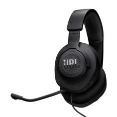 JBL, Fone de Ouvido Com Fio, Quantum 100M2, Headset Gamer, Over Ear, Microfone Removível - Preto