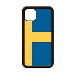 Capa com bandeira nacional da Suécia para iPhone 12 Pro Max para Apple Mini Mobile Case