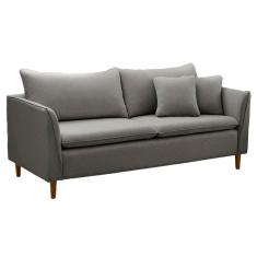 Sofá Living Kassia 2 lugares 2,04m Cinza LansofBr
