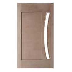 Porta de Madeira 01 Almofada Arco p/Vidro Maciça Cedro Arana Casmavi, 