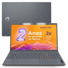 Notebook Positivo Vision C15 Intel Celeron N4020 Linux 8GB RAM 256GB e
