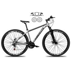 Bicicleta Aro 29 Absolute Nero 5 Alumínio 21v Freios a Disco Hidráulicos Suspensão Diant. Mtb-Unissex