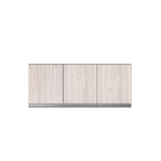 Armário Aéreo Para Cozinha Andréia 120 Cm Com 3 Portas Castanha/avelã