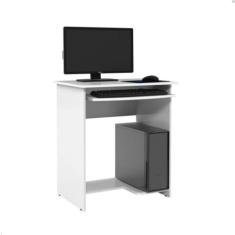 Escrivaninha Office Mesa De Computador Com Suporte De Teclado E Pratel