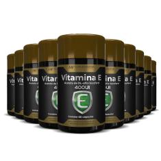 10X Vitamina E 400Ui Alfa Tocoferol 60 Caps Hf Suplementos