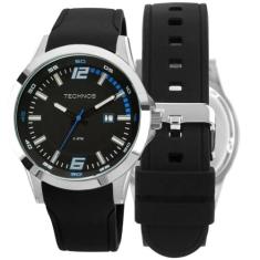 Relógio Masculino Technos De Pulso Redondo Racer 2115KPT/8A, Preto