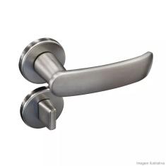 Fechadura Para Banheiro Aço Zamac Madrid 506-32b 40mm Com Roseta Pado Cromado