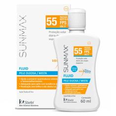 Protetor Solar Fluid FPS 55 Sunmax - 60ml-Unissex