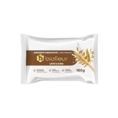 Sabonete em Barra Hidratante Biofleur Leite e Aveia 180g