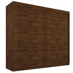 Guarda Roupa Casal Asteca 2 Portas de Correr 4 Gavetas MDF Malbec Framar Móveis