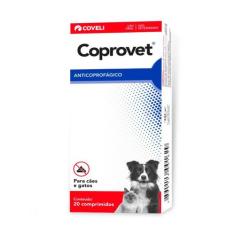 Anticoprofágico Para Cães E Gatos Coprovet - 20 Comprimidos - Coveli
