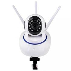 Camera segurança ip wifi robozinho com audio hd 1.3mp