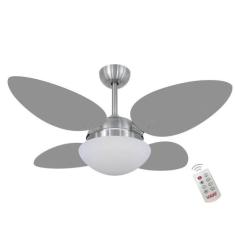 Ventilador Volare Petalo Quad Titanio 127V e Controle Remoto - CasaH, 