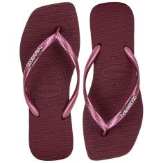 Chinelo Feminino Slim Square Logo Metallic Havaianas - 4148257