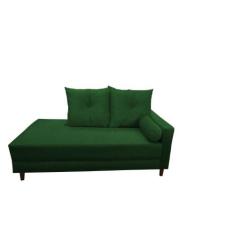 Divã Recamier Berlim 1,60 Cm Lado Direito Suede Verde - Neros Interior
