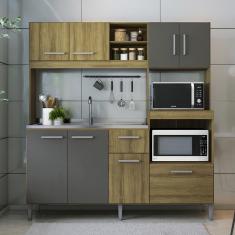 Cozinha Compacta Jasmin 8 pt 1 gv Dakar e Vulcano