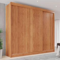 Guarda-roupa Casal 3 Portas 4 Gavetas Atenas