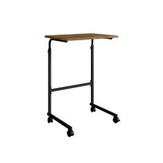 Mesa de Apoio para Notebook Regulável Steel Wood Noce Oro e Preta