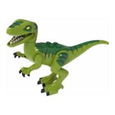 Boneco Blocos De Montar Dinossauro Jurássico Green