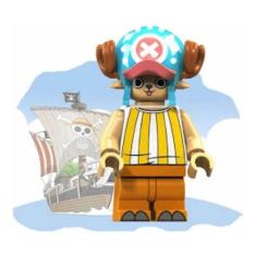 Boneco Blocos De Montar Chopper One Piece
