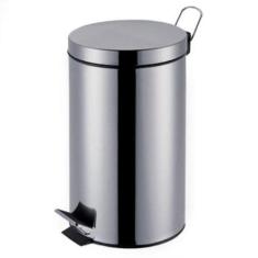 Lixeira com Pedal Inox 5 Litros Ágata - Mor, Inox