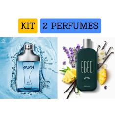 Kit 2 perfumes 1 Natura Kaiak + 1 Egeo Pina Blast Refrescante dia e no
