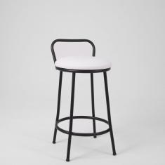 Banqueta Alta para Cozinha File 70 Cm Branco