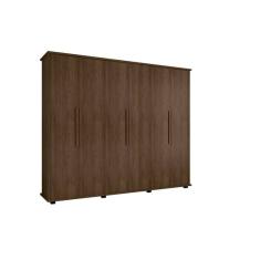 Guarda-Roupa Casal 6 Portas 4 Gavetas Canadá Freijó – RV Móveis